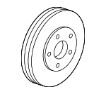 4779783AB - : Genuine Alfa Romeo Rotor Brake for Chrysler: Town &amp; Country | Dodge: Grand Caravan, Journey | Ram: C/V Image