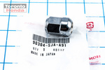 90304SJAA91 - Suspension: Wheel Nut for Honda: Civic, Odyssey, Pilot, Ridgeline Image