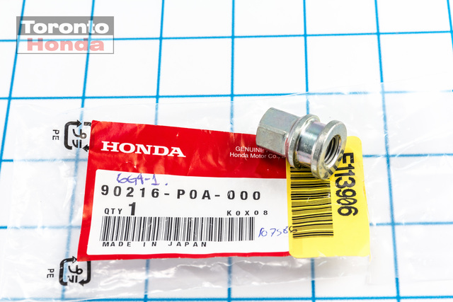 90216P0A000 - : Nut (10MM) for Honda Image