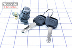 72185S5AA11 - Body: Cylinder &amp; Keys for Honda: Civic Image