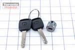 77520SDAA01 - Body: Lock Cylinder for Honda: Accord, CR-V, Odyssey, Passport, Pilot, Ridgeline Image