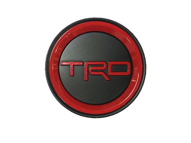 Genuine Toyota TRD Pro Center Cap Flat Black w/Red 4Runner