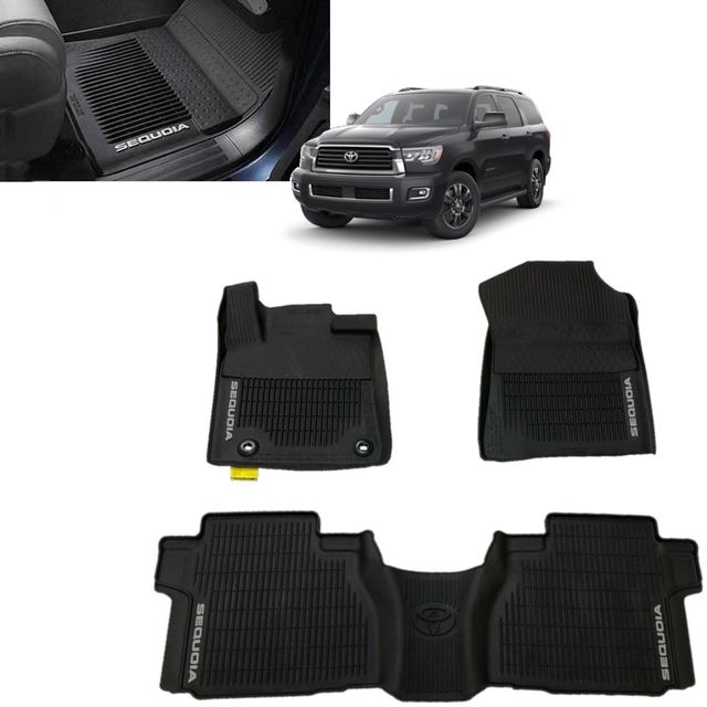 PT9080C16102 - Interior: Sequoia All-Weather Floor Liners | 2016-2022 Sequoia for Toyota: Sequoia Image