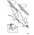 8519089132 - Body: Wiper Arm for Toyota: 4Runner, Pickup Image