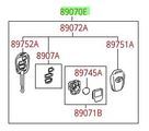 8907052F50 - : Keyless Entry Transmitter for Toyota: Prius C Image