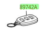 89742AA030 - : Keyless Entry Transmitter for Toyota: Camry, Solara Image