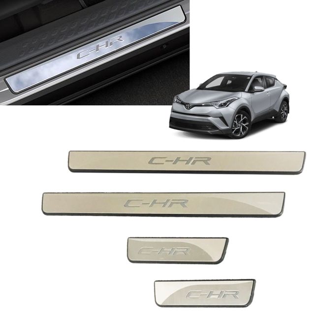 PT9221C161 - Interior: Door Sill Protectors | 4 Piece Set | 2018-2020 C-HR for Toyota: C-HR Image