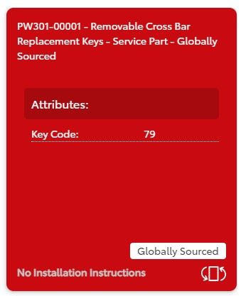 Genuine Toyota Corolla Hat chback Corolla Cross Bar Keys KEY CODE 79 ...