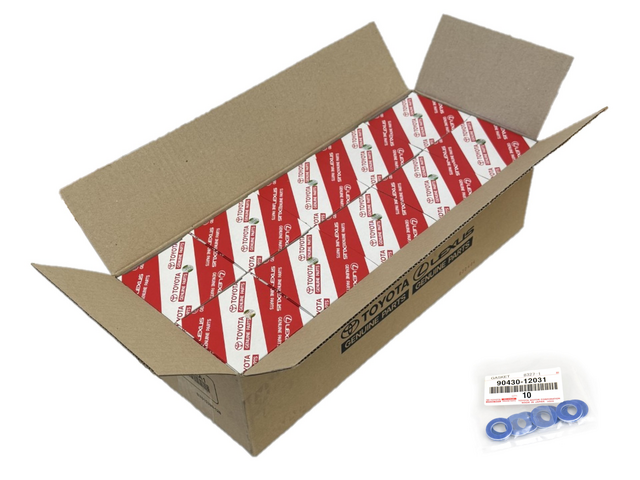 Genuine Toyota Case of 10 04152-YZZA1 Oil Filters Case with Drain