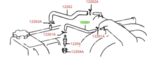 1226166021 - : Ventilation Hose for Toyota Image