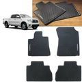 PT9083410102 - : Tundra All-Weather Floor Mats | Black 4 Piece Set | 2010-2011 Tundra for Toyota Image