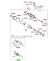44380E020 - : Axle Boot Kit | Passenger Side | Fitment in Description for Toyota Image