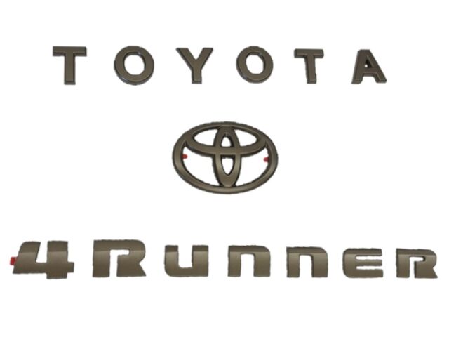 Genuine Toyota 4Runner Bronze Emblem Overlay Kit PT948-89230-05