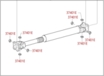 3710004352 - : Drive Shaft | Rear for Toyota: Tacoma Image