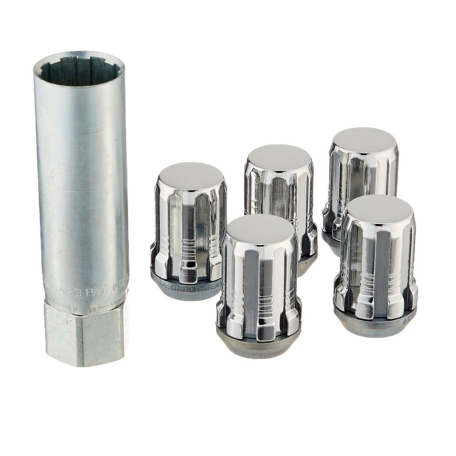 PTR2734070 - Wheels: TRD Spline Drive Lug Nuts | Set of 5 Lug Nuts with Matching Spline Drive Tool for Toyota: Land Cruiser, Sequoia, Tundra Image