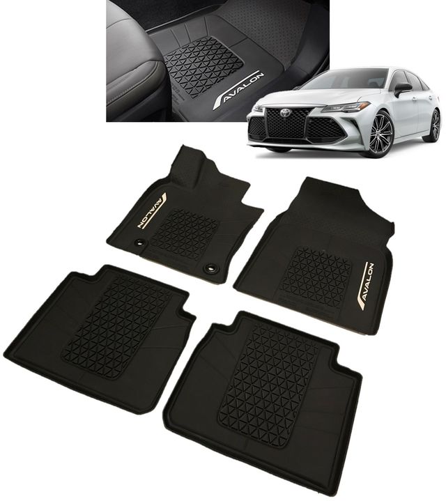 PT2060721302 - Interior: Avalon All-Weather Floor Liners | Black 4 Piece Set | 2019-2021 Avalon for Toyota: Avalon Image