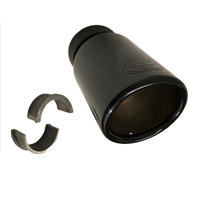 Genuine Toyota 4Runner Black Exhaust Tip Black Chrome OEM PT932-89180 ...
