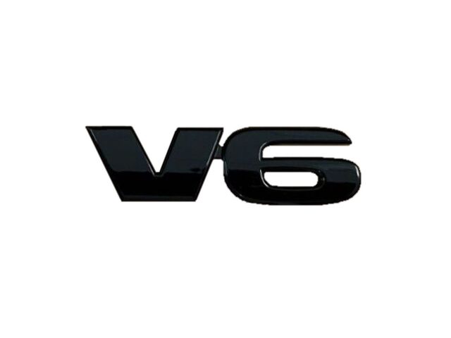 Genuine Toyota Black Tacoma V6 Black Emblem 2020-2023 Tacoma