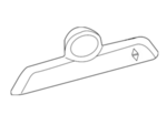 7681135370D0 - Body: Handle Panel for Toyota Image