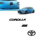 PT9481219002 - : Blackout Emblem Overlays | 2019-2025 Corolla Hatchback SE for Toyota: Corolla Image