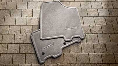 PT2060813912 - Interior: Sienna 8 Passenger with Fixed Console - Light Gray 6 Piece Floor Mat Set for Toyota Image