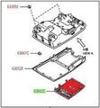 636620E040B0 - : Roof Console Plate | Gary for Toyota Image