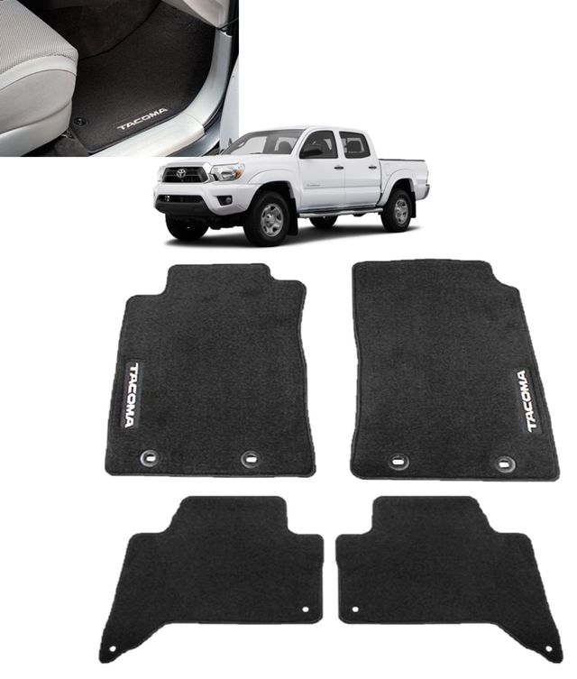 Genuine Toyota Dark Charcoal Carpet Floor Mats - 4 Piece Set For 2007-2011 Camry Models