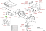 761800C030C1 - Body: Front Molding for Toyota Image