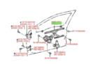 6980233060 - Body: Window Regulator for Toyota Image