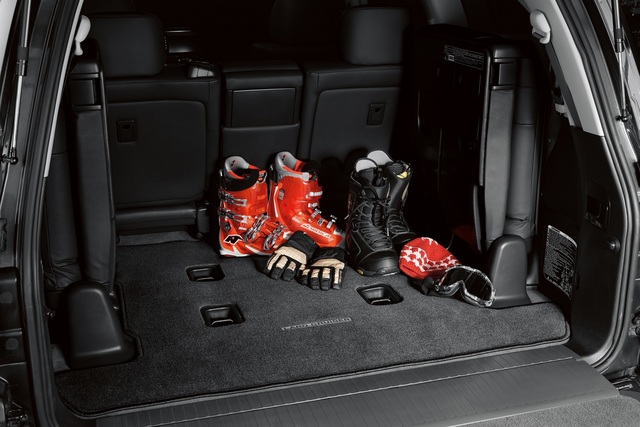 PT2066013120 - Cargo Management: Land Cruiser Cargo Mat | Black Carpet | 2013-2021 Land Cruiser with 3rd Row Seats for Toyota: Land Cruiser Image