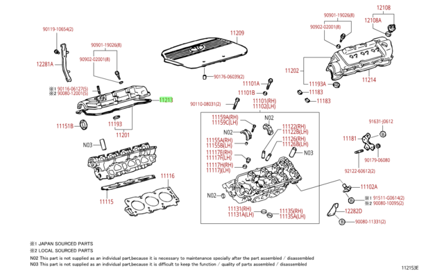 taページ Genuine Toyota Valve Cover Gasket 11213-2020 | Frontier Toyota