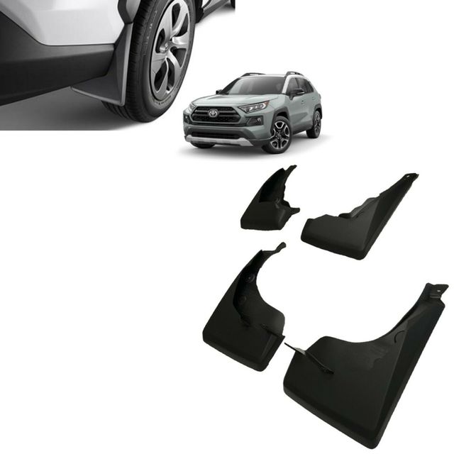 PK38942K01TP - Exterior: Rav4 Mudguards | Black 4 Piece Set | 2019-2021 Rav4 Adventure Model for Toyota: RAV4 Image