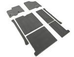 PT2060817911 - : Sienna Floor Mats | Gray 8 Piece Set | 2018-2020 Sienna 8 Passenger with Fixed Console for Toyota: Sienna Image