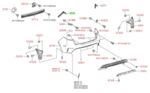 5257602180 - Body: Bumper Cover Bracket for Toyota Image