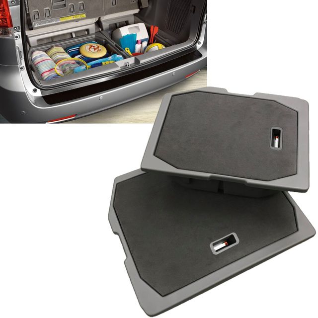 PT9240815010 - Cargo Management: Sienna Cargo Organizer | Ash Gray | 2015-2017 Sienna with Manual 3rd Row for Toyota: Sienna Image