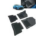 PT9081219002 - : Corolla All-Weather Floor Liners | Black 4 Piece Set | 2019-2023 Corolla Hatchback for Toyota: Corolla Image