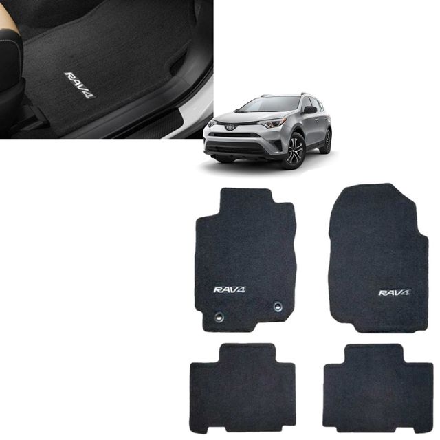 PT2064213020 - Interior: RAV4 Floor Mats | Black Carpet 4 Piece Set | 2013-2018 Rav4 for Toyota Image