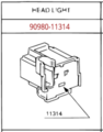 9098011314 - : Housing Connector for Toyota Image