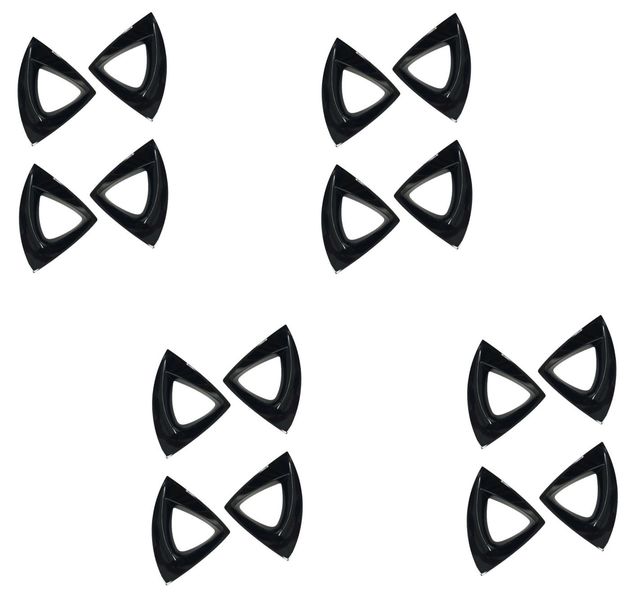 845847801 - Wheels: Prius Wheel Inserts | Piano Black 16 Piece Set | 2019-2020 Prius for Toyota: Prius Image