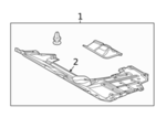 514100R030 - : Radiator Support Splash Shield for Toyota Image
