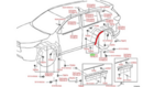 750770E010 - Body: Lower Molding for Toyota Image