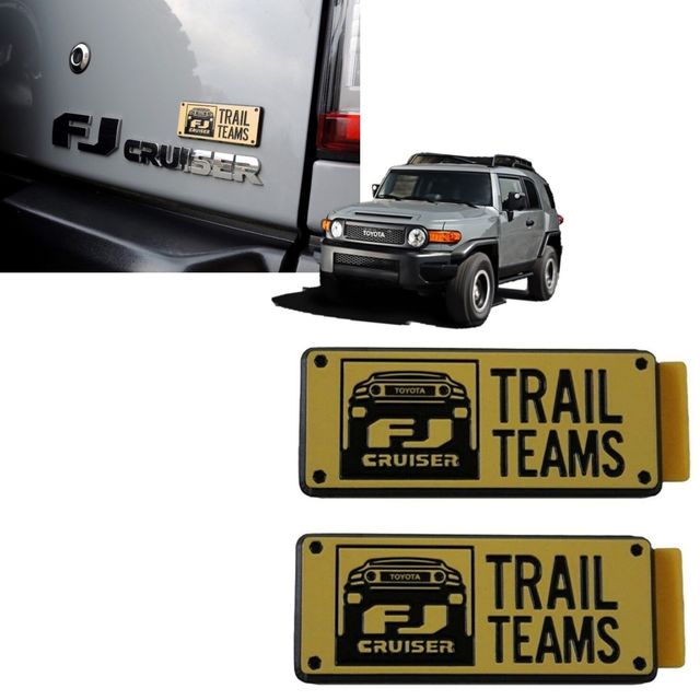 Genuine Toyota FJ Cruiser Trail Teams Special Edition Badge Set