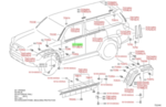 7571135011 - Body: Belt Molding for Toyota: 4Runner Image