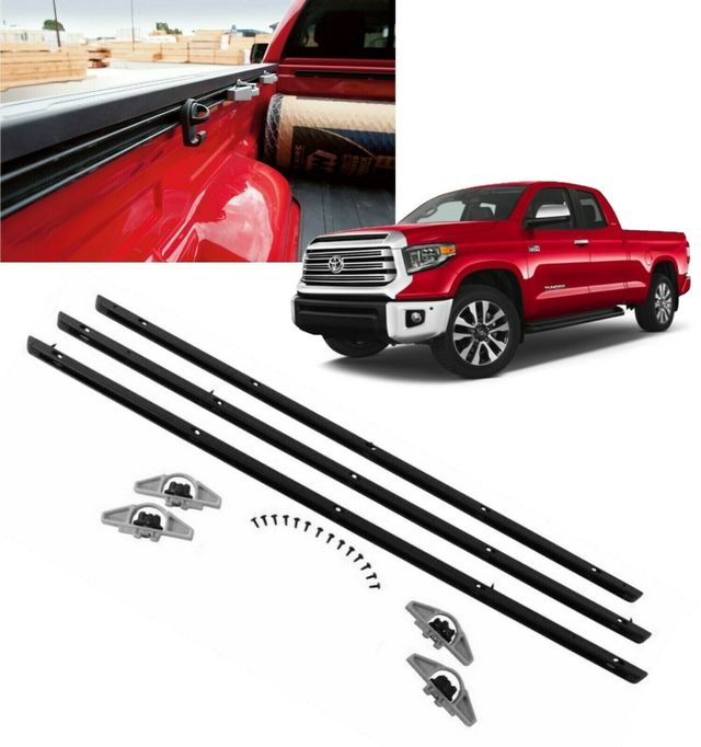 PT27834072 - Bed Products: Tundra Deck Rail System | 2007-2021 Tundra Regular &amp; Double Cab 6.5' Bed for Toyota Image