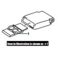 7280635010B0 - : Cup Holder Sub-Assembly Rear for Toyota Image