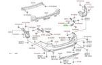 521550E050 - Body: Bumper Cover Support Rail for Toyota Image