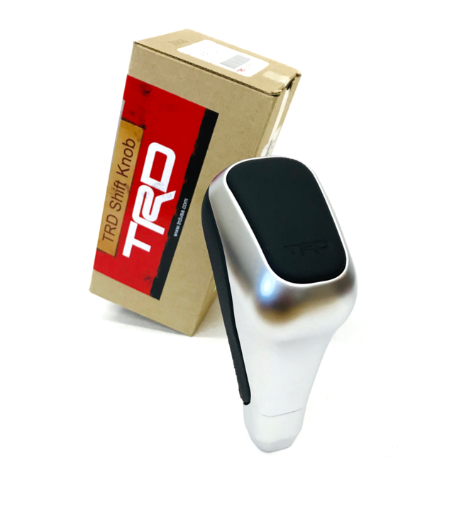 パーツ TRD Shifter Knob - TRD 6-Speed w/ Logo OEM Toyota P/N: PTR26-35060