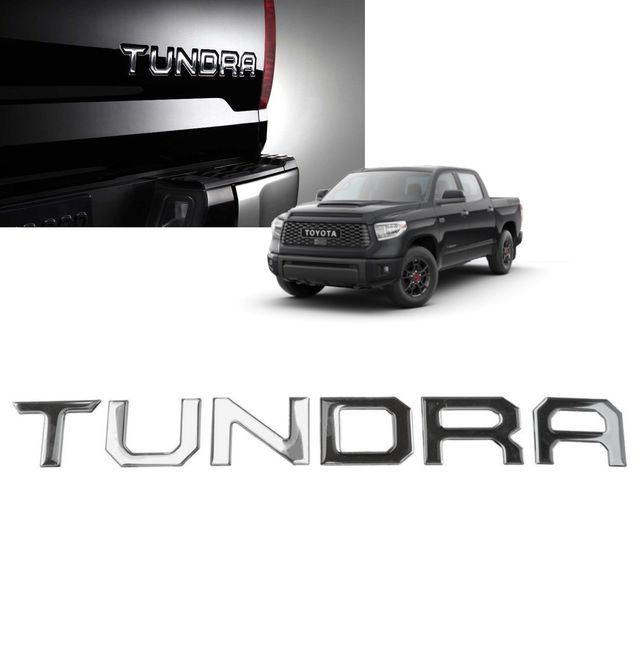 PT9483415010 - Exterior: Chrome Tundra Tailgate Insert Badge | 2015-2021 Tundra for Toyota Image
