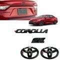 PT9480220102 - : Blackout Emblem Overlays | 2020-2024 Corolla Sedan SE for Toyota: Corolla Image