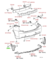 5259247021 - : Bumper Side Seal | Driver Side rear for Toyota Image